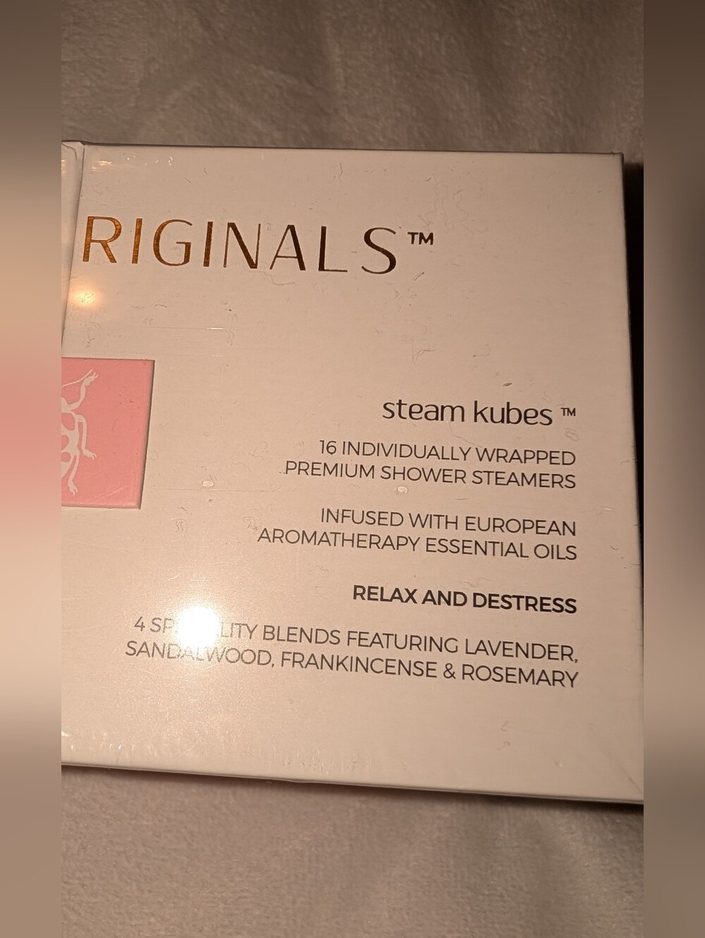 Steam Originals Shower Steam Kubes 16 Cubes Relax And Destress Sealed Package - Picture 2 of 6